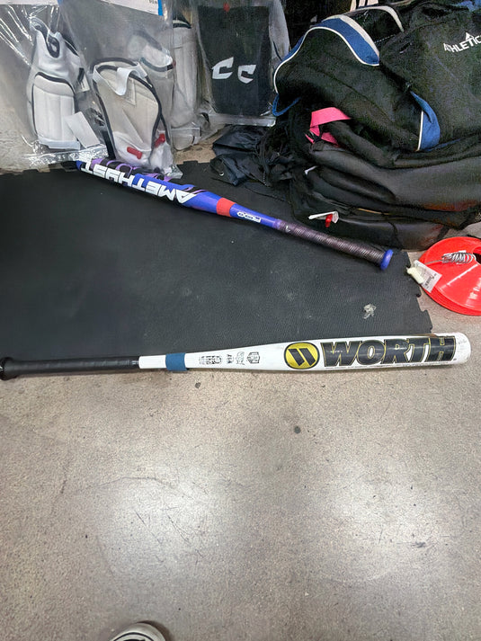 Used Worth Mayhem 34" -7 (27oz) Slowpitch Softball Bat