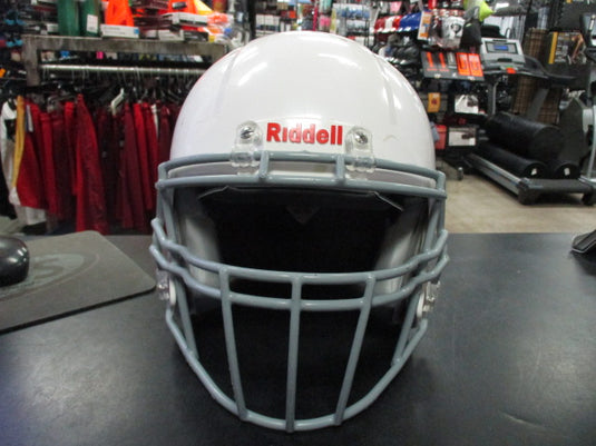 Used Riddell Victor White Football Helmet Size S-M
