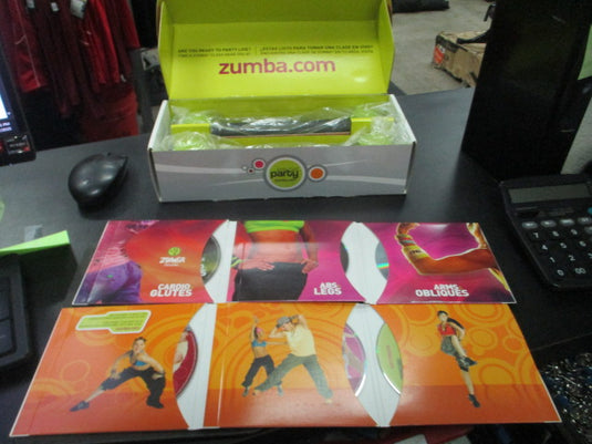 Zumba Fitness Join The Party Rattle Dumbell Set With DVD Set