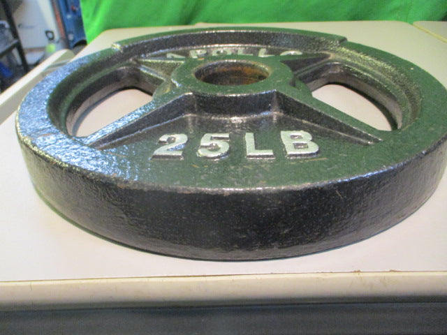 Load image into Gallery viewer, Used Apollo 25LB Olympic Weight Plate
