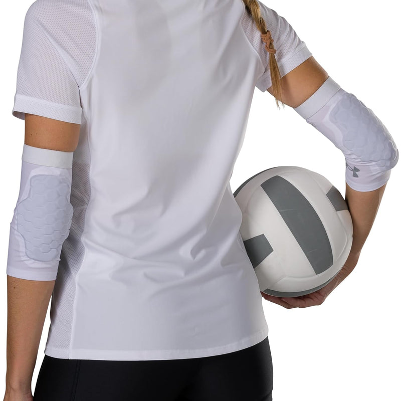 Load image into Gallery viewer, New Under Armour Volleyball Elbow Pads White Size Small
