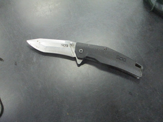 Used SOG Fold Out Pocket Knife 3.5