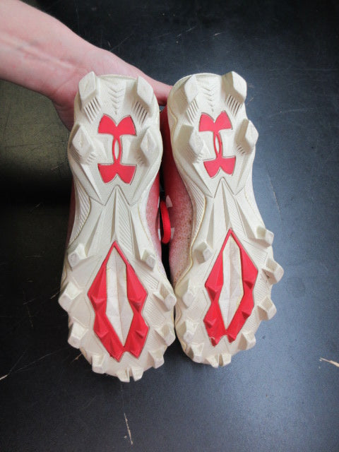 Load image into Gallery viewer, Used Under Armour Men's Spotlight Franchise 4.0 RM Football Cleats - Size Youth
