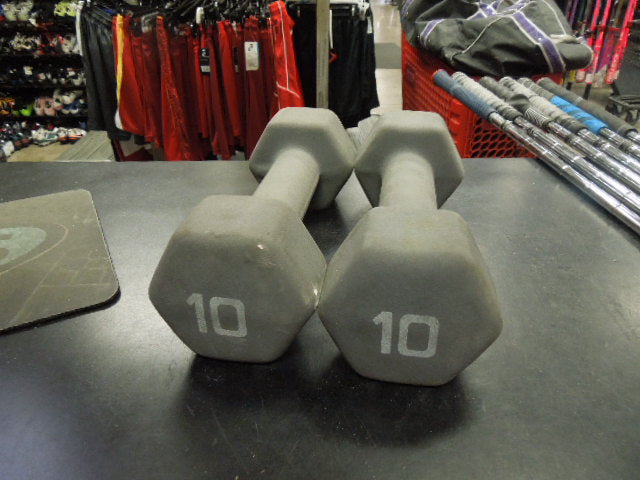 Load image into Gallery viewer, Used Pair of 10 lb Neoprene Dumbbells
