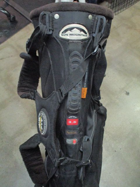 Load image into Gallery viewer, Used Sun Mountain 3-5 Sunday Bag in Black
