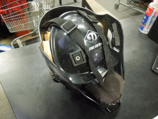 Used Diamond Edge Samurai Catchers Helmet Size Small Heavy Use Missing Straps