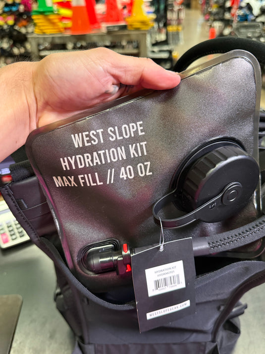 Like New West Slope Pro180x Waterproof Chest Rig, H2O Bladder and Chest Pack