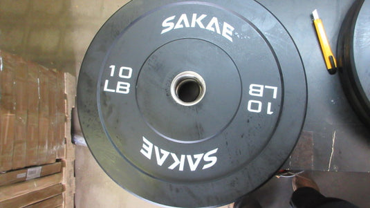 New CAP Olympic 10lb Rubber Bumper Plate