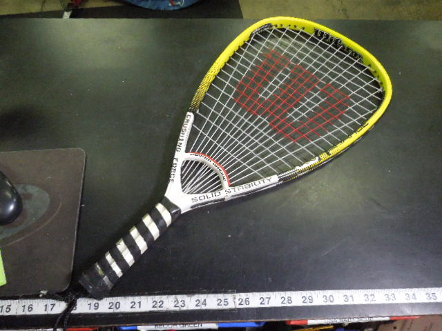 Load image into Gallery viewer, Used Wilson nCharge Racquetball Racquet with Clear Carry Sleeve
