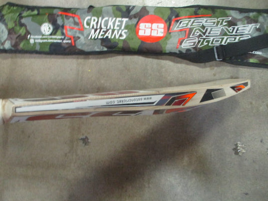 Used SS SunRidges TON English Willow Tiger Cricket bat