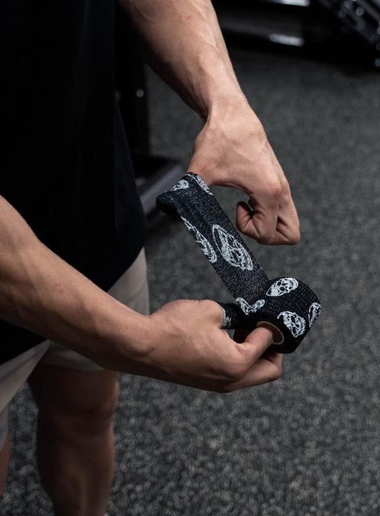 New Gymreapers Skull Thumbtape Weightlifting Tape- Pack of 3