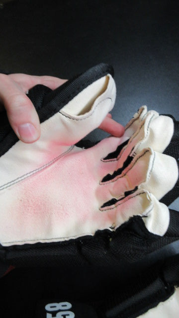 Load image into Gallery viewer, Used Bauer 1X Pro Vapor Coyotes Hockey Gloves - 14&quot; - 36cm
