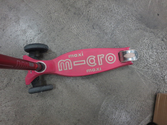 Used Micro Maxi Fold Up Scooter in Pink