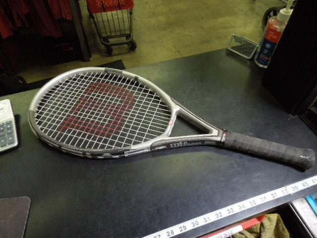 Load image into Gallery viewer, Used Wilson Triad 3 Oversized Tennis Racquet 27.5"
