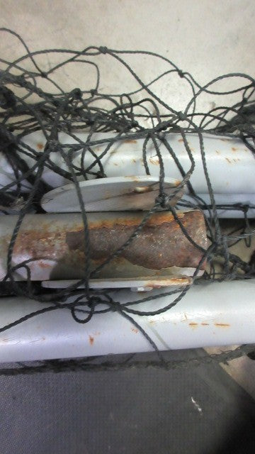 Used Lifetime 90046 Soccer Goal with Adjustable Height and Width, 6" X 4"