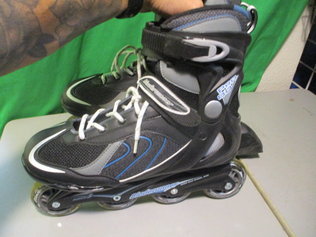 Load image into Gallery viewer, Used Blade Runner Pro 80 Size 10 In Line Roller Blades Missing Strap
