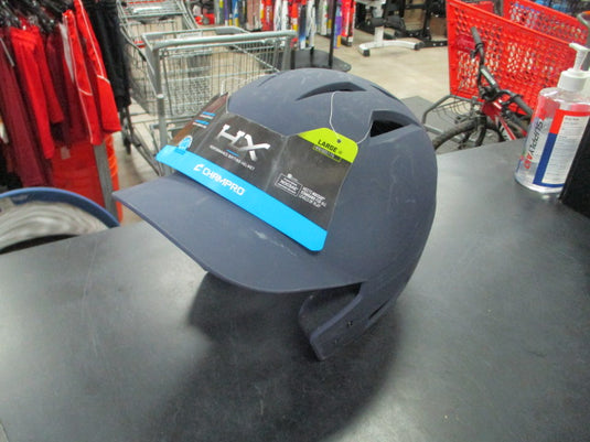 Used Champro HX Navy Batting Helmet Size Large 7 - 7 1/2