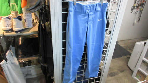 Used Nike Light Blue Open Bottom Baseball Pants Size Youth Small
