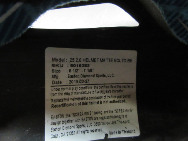 Load image into Gallery viewer, Used Easton Z5 2.0 Batting Helmet - 6 1/2 - 7 1/8
