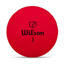 New Wilson Golf DUO Soft 2.5 Golf Balls - Red- 12 Pack