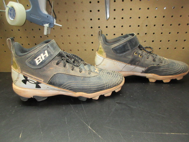 Load image into Gallery viewer, Used Under Armour Men's Harper 7 Mid RM Baseball Cleats - Size 8.5
