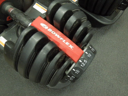 Used BowFlex SelectTech 552 52.5lb Adjustable Dumbbell Set