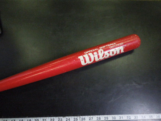 Used Wilson Dyna Power 9403SB Wood Softball Bat 34 in 38 oz +4