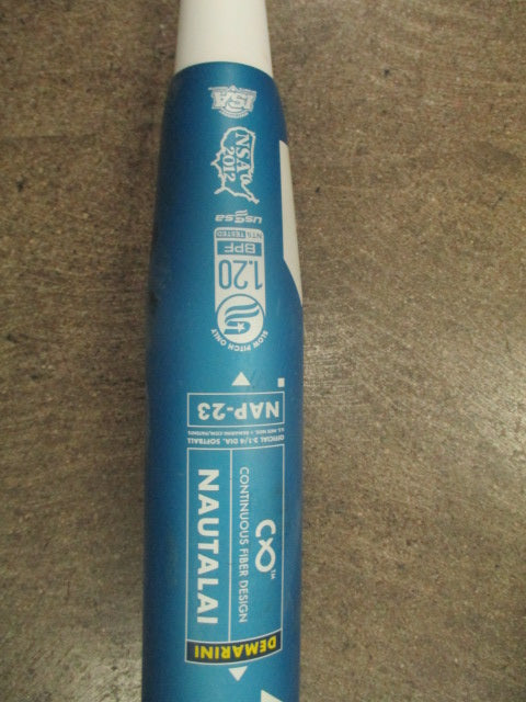 Used Demarini Nautalai 34" -8.5 (25.5oz) USSSA Slowpitch Softball Bat