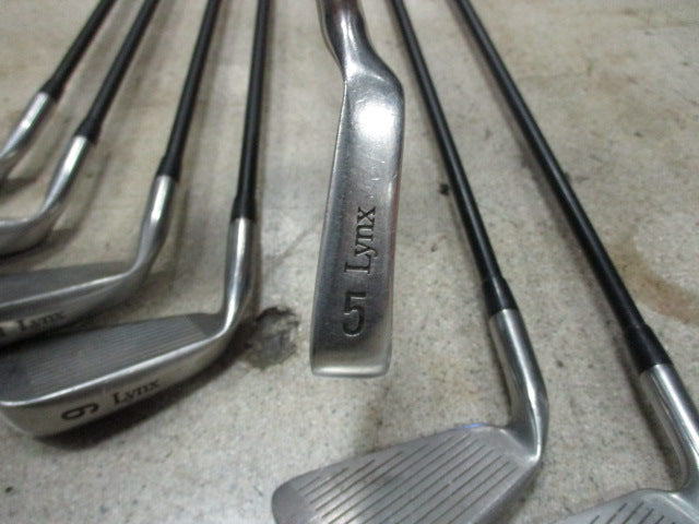 Load image into Gallery viewer, Used Lynx Oversize Iron Set 3 - 9 and Pitching Wedge (Missing 8 Iron)
