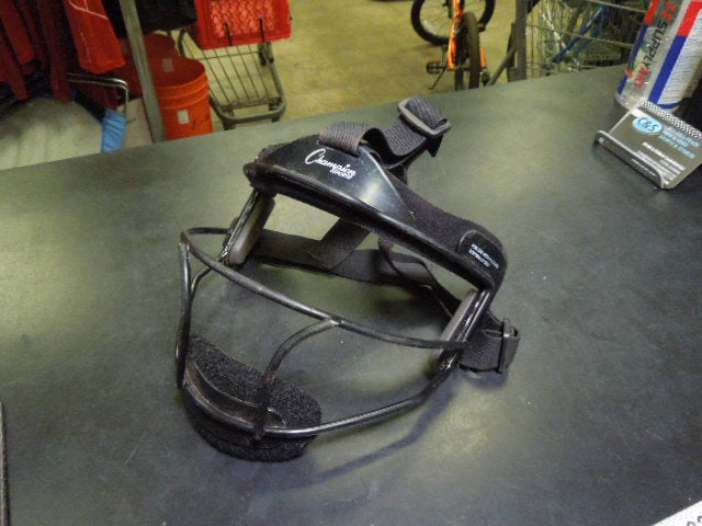 Load image into Gallery viewer, Used Champion Sports Black Fielders Mask
