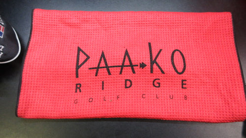 Paako Ridge Golf Club Golf Towel