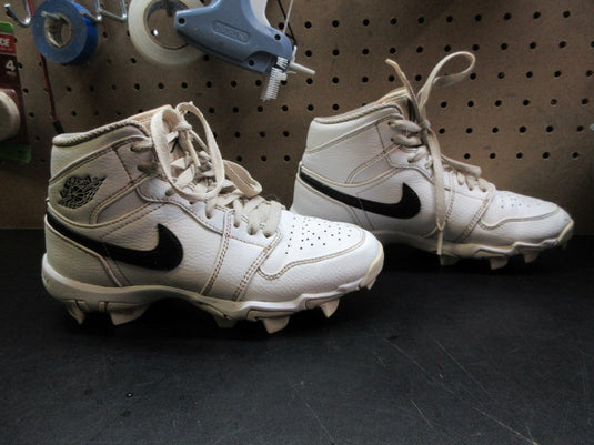 Used Jordan AJ 1 Mid Football Cleats - Size Youth