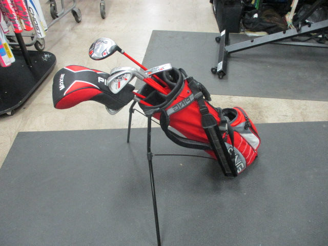 Load image into Gallery viewer, Used Ping Moxie 8 Piece Junior Complete Golf Set w/ Bag
