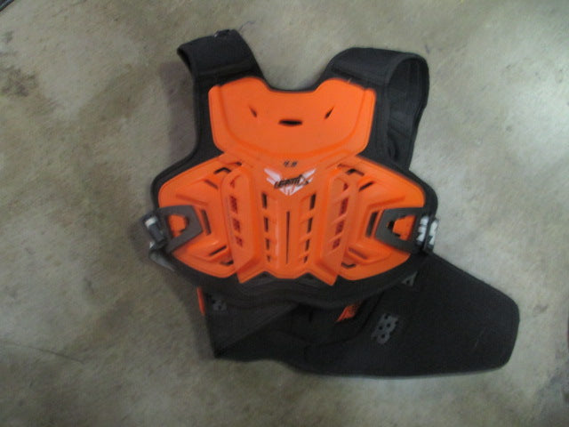 Load image into Gallery viewer, Used Leatt 4.5 Orange White JR XXL MX CHEST PROTECTOR
