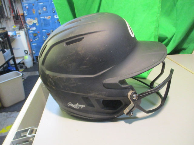 Load image into Gallery viewer, Rawlings Mach Hi-Viz 1-Tone Batting Helmet with Attached Face Guard
