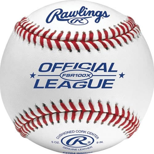 New Rawlings Official League Flat Seam FSR100X Baseball - DOZEN