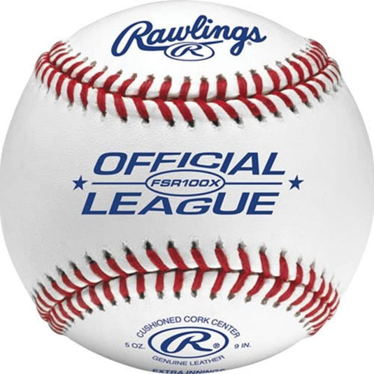 New Rawlings Official League Flat Seam FSR100X Baseball - DOZEN