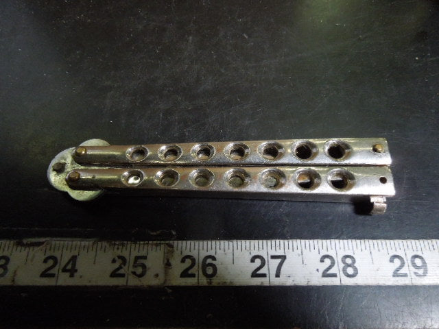 Load image into Gallery viewer, Used Stainless Steel Authentic Balisong 10" Butterfly Knife Warning Sharp Edge
