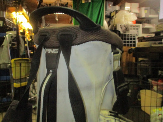 Used Ping E2 Enhanced Ergonomics Golf Stand Bag with Carry Strap Heavy Use