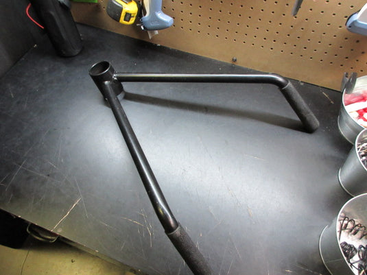 Used Angled Landmine Handle W/ Rubber Grip