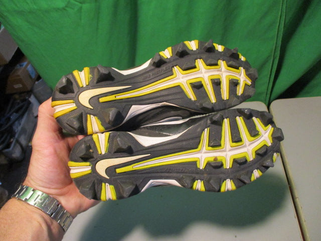 Load image into Gallery viewer, Used Nike Vapor Black Size 1Y Cleats
