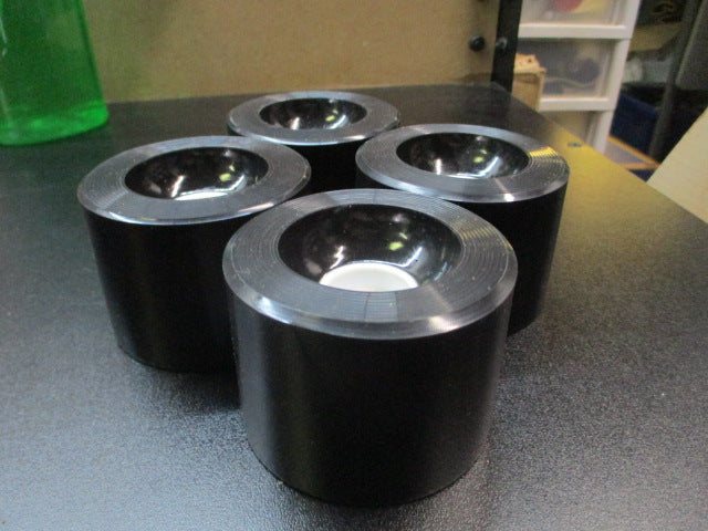 Load image into Gallery viewer, Non-Branded Black Longboard Wheels - Set of 4 70mm

