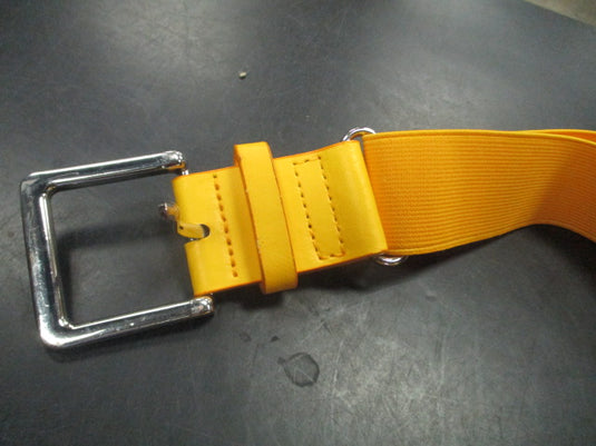 Used Yellow Adult Baseball Belt