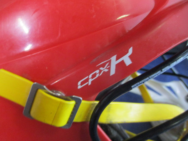 Load image into Gallery viewer, Used Cascade CPX-R Lacrosse Helmet / Chinstrap - worn chinstrap
