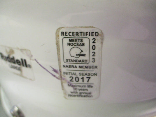 Used Schutt Vengeance A11 Youth Large Football Helmet(Recertified 2023)