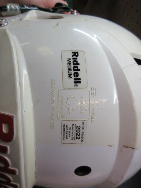 Load image into Gallery viewer, Used Riddell Speed Classic Football Helmet - Size Youth Medium - SZN 2022
