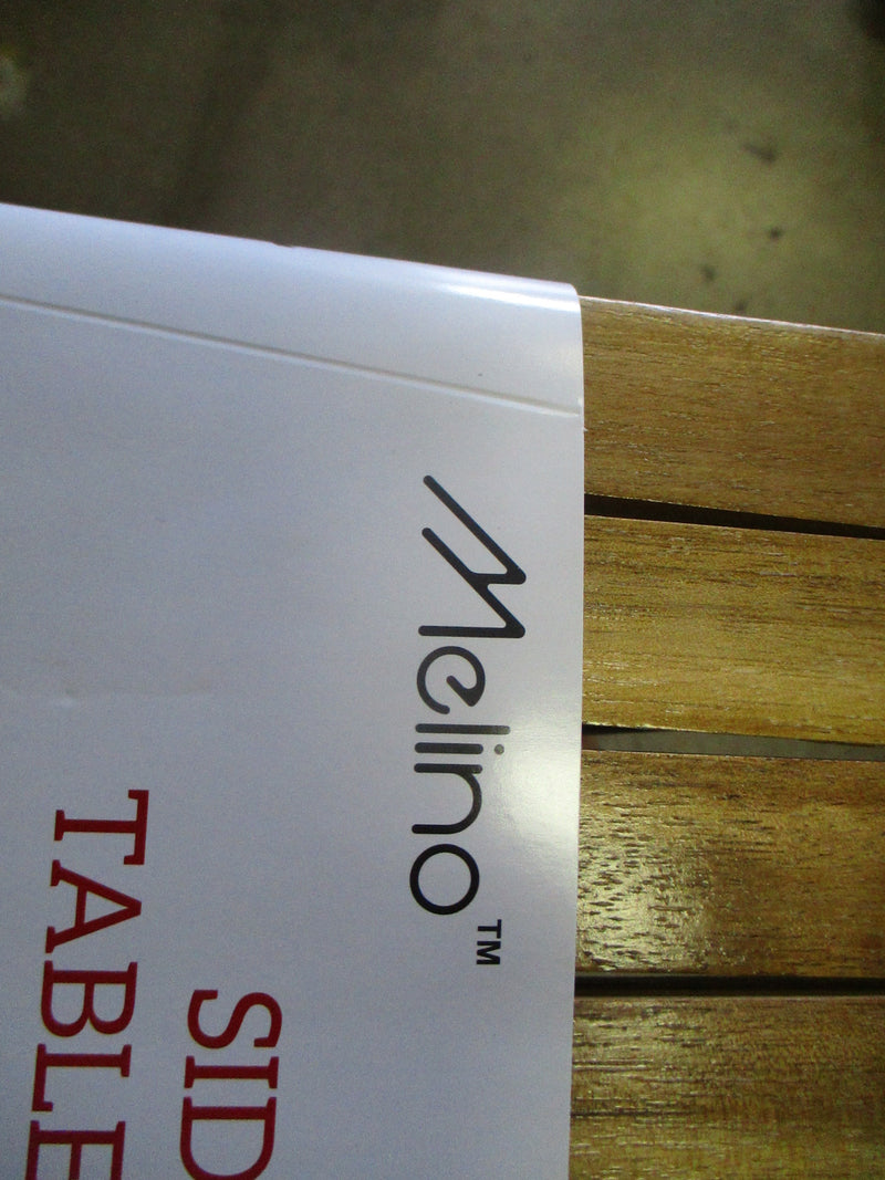 Load image into Gallery viewer, Melino Wooden Folding Outdoor Side Table 18x16x16 in
