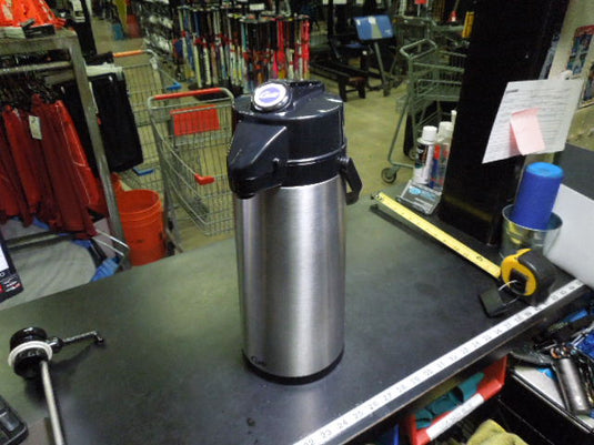Used Wilbur Curtis Hot Liquids Dispenser and Air Pot with Lever Pump