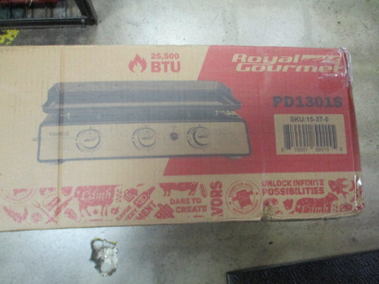 Royal Gourmet Portable 3-Burner 25,500 BTU Gas Griddle New In Box
