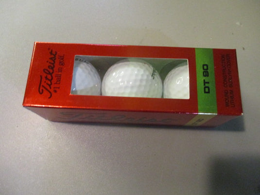 Titelist DT 90 Golf Balls - 3 Pack